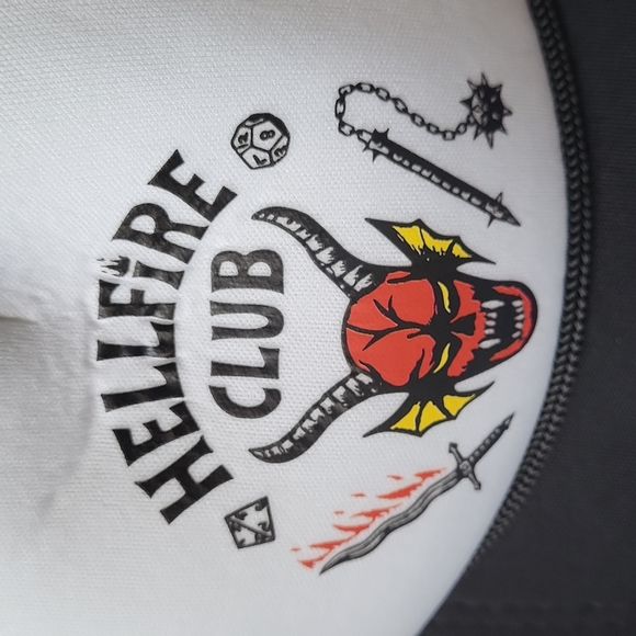 Brand new Stranger Things Hellfire Club trucker hat - Picture 2 of 5